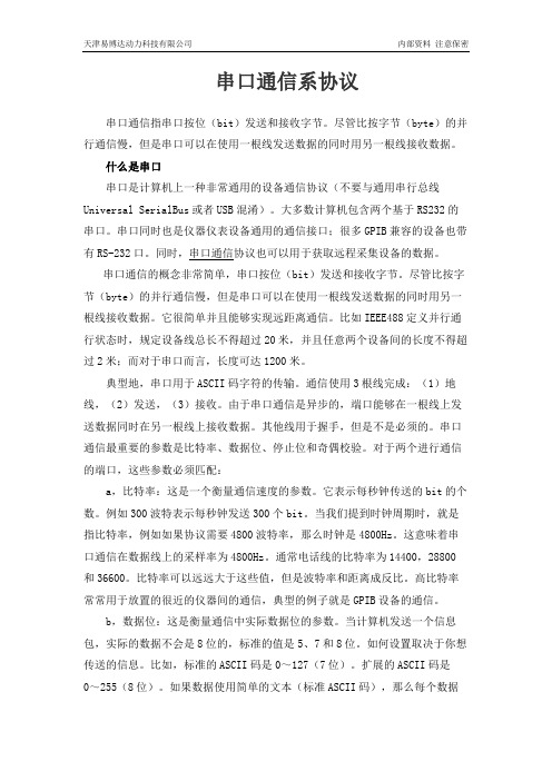 串口通信协议