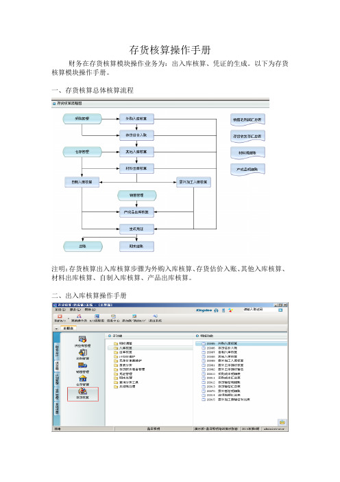 存货核算操作手册