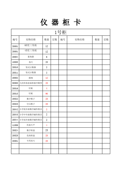 留店寺中心小学仪器柜卡(正式