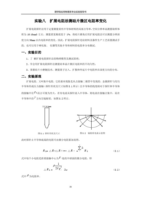 8_扩展电阻法测硅片微区电阻率变化