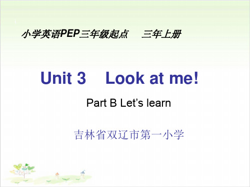 三年级(上)英语公开课-Unit3 Look at me-人教(PEP) (15课件下载