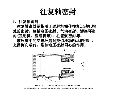 第六组接触密封及往复轴密封