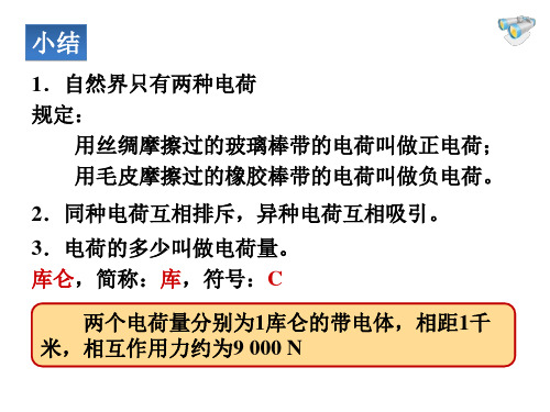人教版九年级物理《151两种电荷》(18张)资料PPT课件