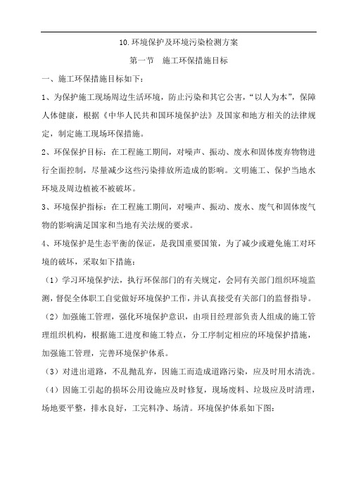 环境保护及环境污染检测方案