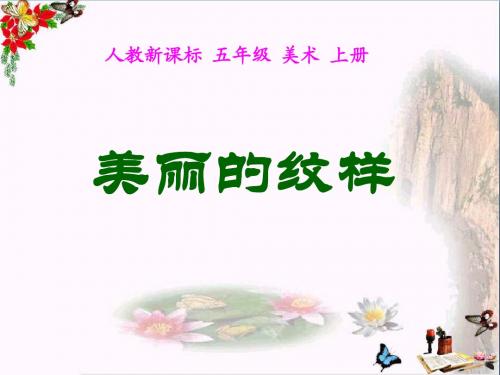 《美丽的纹样》 精品PPT课件