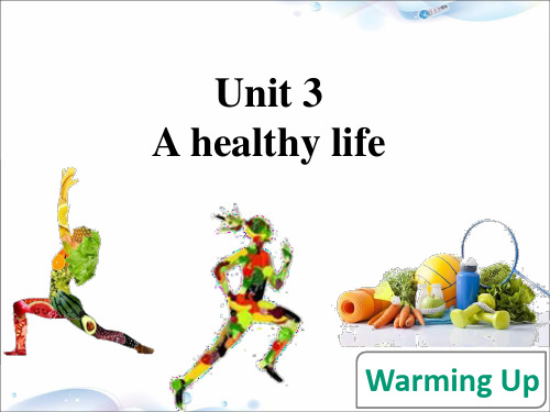 人教版必修六 unit 3 a healthy life reading