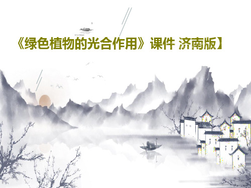 《绿色植物的光合作用》课件 济南版】共19页