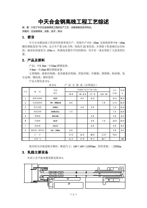 双高线生产线的工艺综述gg