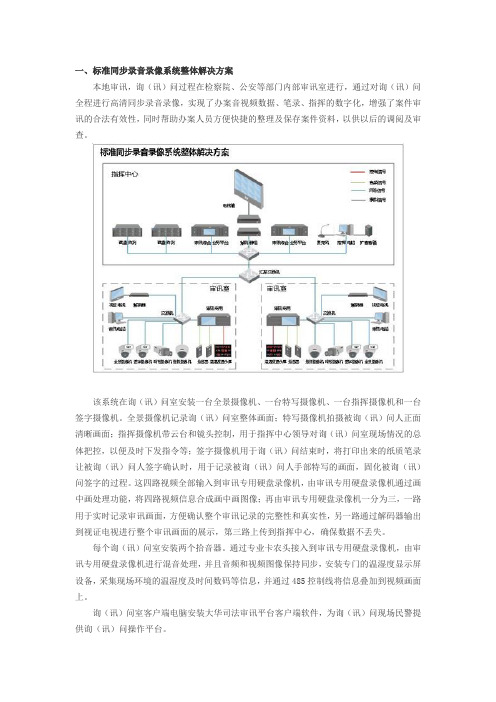 审讯系统解决方案