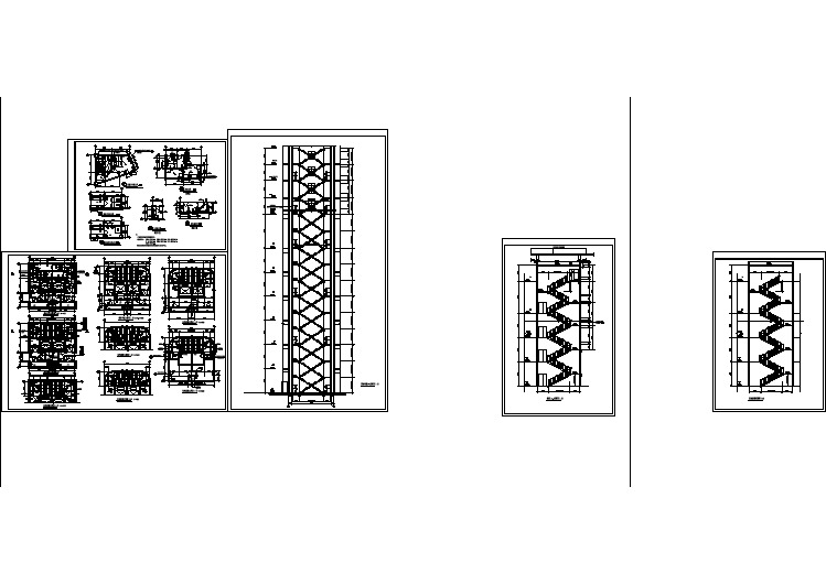 某高层建施图纸全套的完整CAD设计图纸