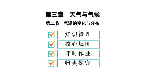 《气温的变化与分布》习题课件