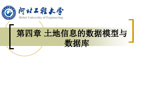 4土地信息的数据模型与数据库