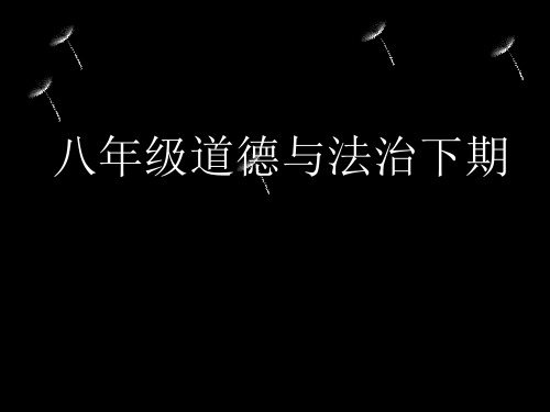 人教版八年级道德与法治下册第七课课第一课时《自由平等的真谛》(共51张PPT)