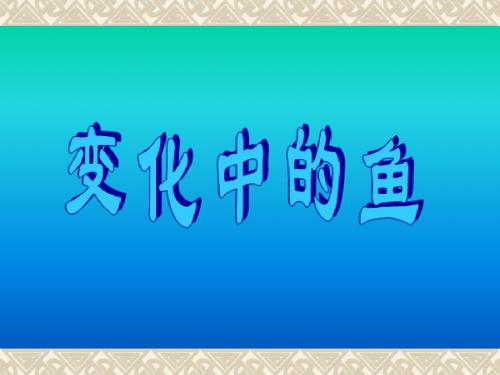 5.3变化的“鱼”