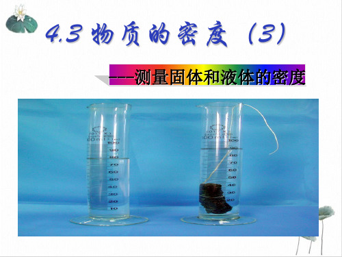 七年级上科学_物质的密度_上课课件ppt浙教版2