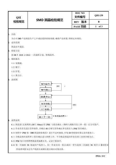 SMD固晶检验规范