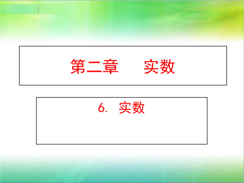 北师大版八年级上册数学实数课件