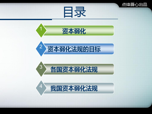 各国限制资本弱化法规.ppt