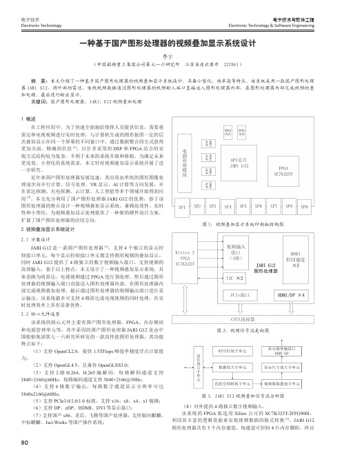 一种基于国产图形处理器的视频叠加显示系统设计