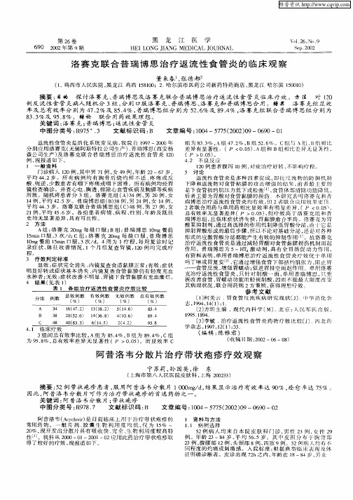 阿昔洛韦分散片治疗带状疱疹疗效观察