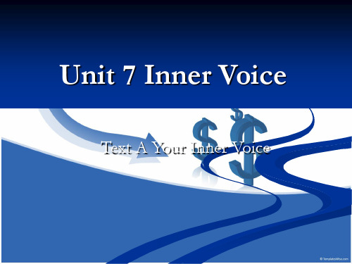 Unit 7 Inner Voice