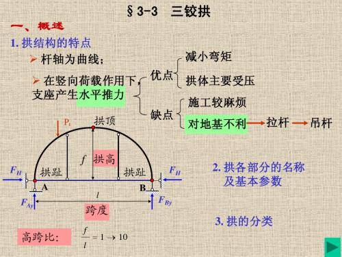 3.3 三铰拱