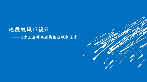 案例分析——北京王府井商业街整治