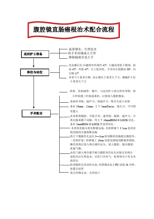 腹腔镜直肠癌根治