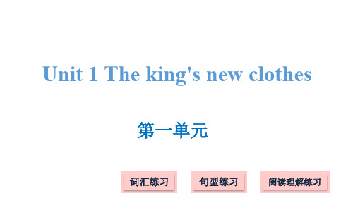 六年级上册英语课件-Unit 1 The king's new clothes ｜译林版(三起)