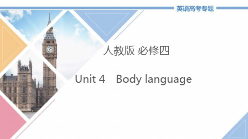 高中英语必修四Unit4《Bodylanguage》教学课件