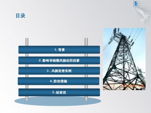 架空输电线路的振动监测及控制