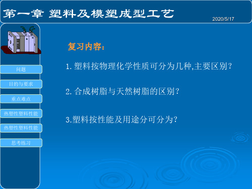 塑料及模塑成型工艺.ppt