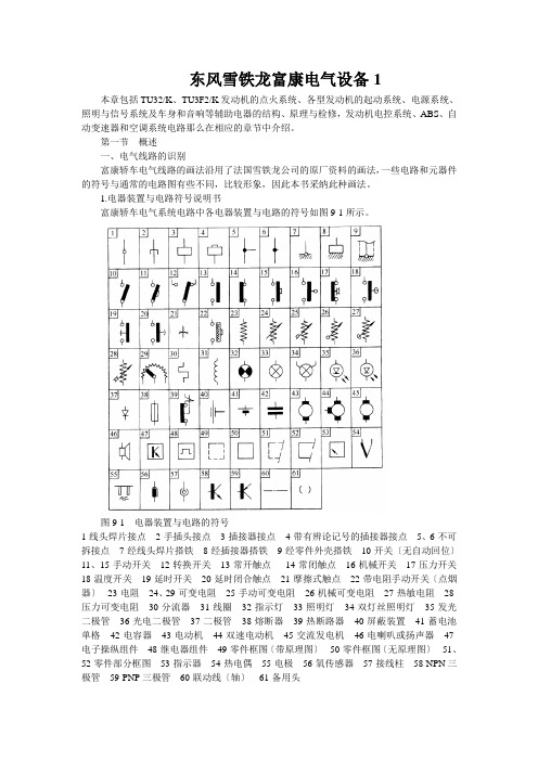 东风雪铁龙富康电气设备1