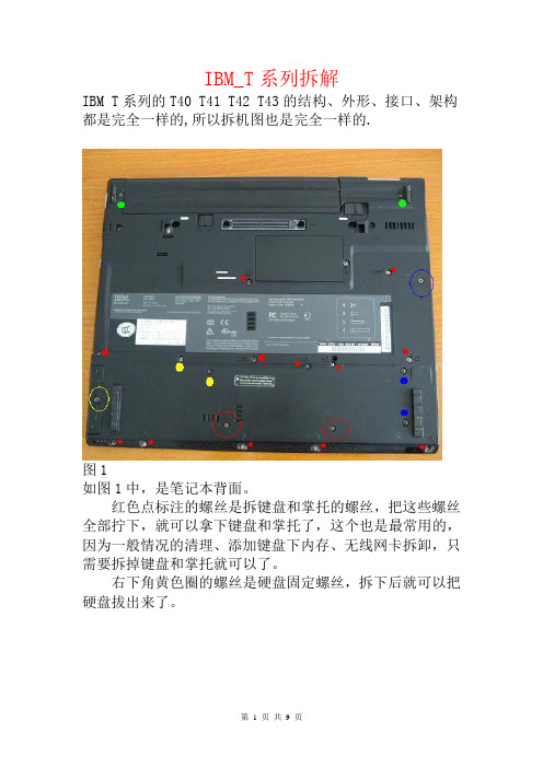 IBM_T系列拆解大全