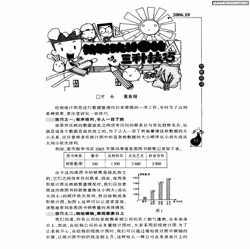 绘制统计图的三种技巧