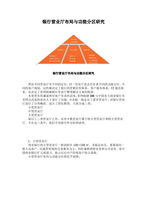 银行营业厅布局与功能分区研究