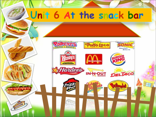 牛津译林版四年级英语上册Unit 6 At the snack bar 课件 1