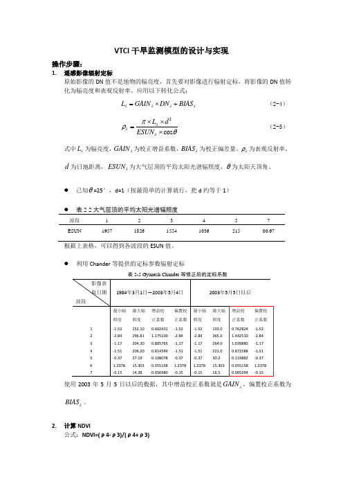 VTCI计算过程