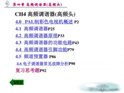 CH4高频调谐器高频头NEW1