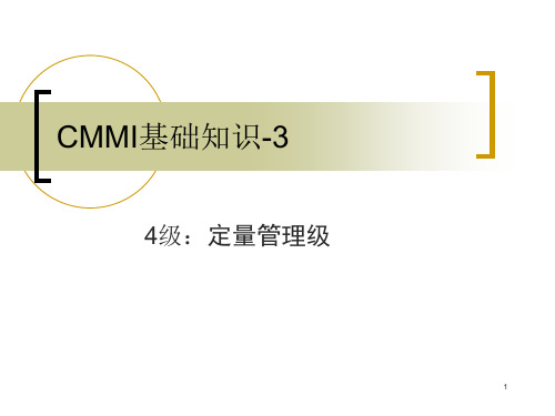 CMMI基础知识3-4级