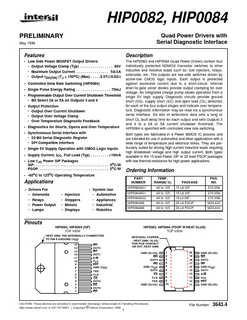 HIP0082资料