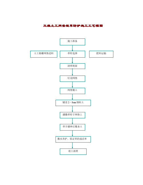 三维土工网垫植草防护施工工艺