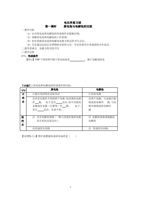 电化学复习课