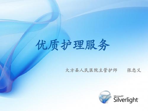 优质护理服务-25 PPT课件