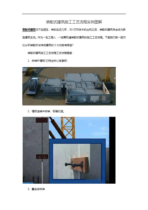 装配式建筑施工工艺设计流程实例图解