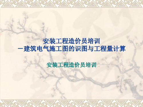 208217安装工程造价员电气实例精解资料