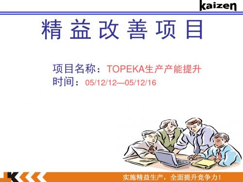 TOPEKA产能提升案例资料