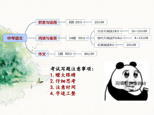 2024年中考语文三轮冲刺-文学文本复习总梳理课件