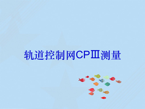 轨道控制网CPⅢ测量