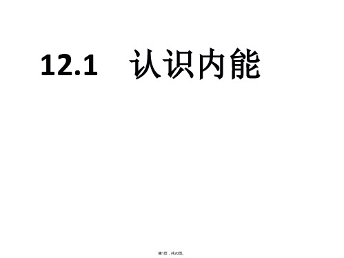 12.1认识内能ppt